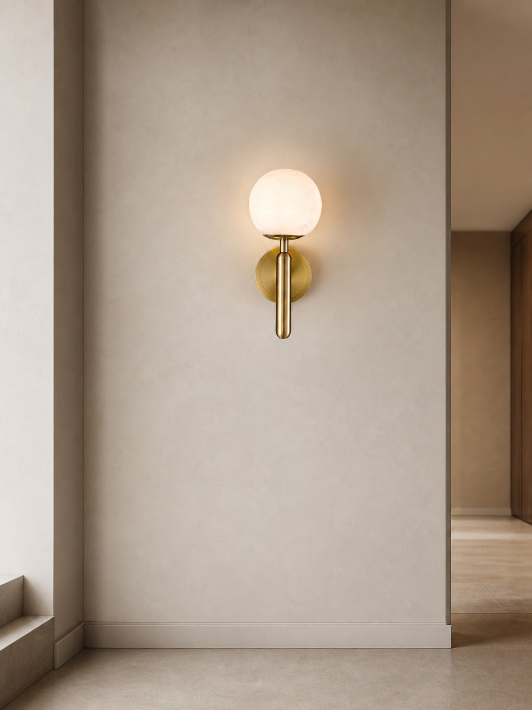 Mian Alabaster Wall Lamp