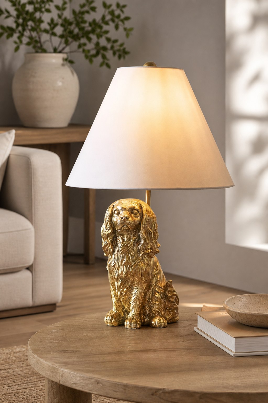 Pawdia Unique Table Lamp - Decorative Animal Bedside Lamp