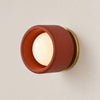 Cerova porcelain sconce, style A, red