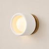 Cerova porcelain sconce, style A, white