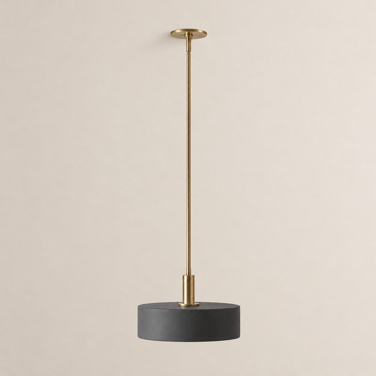 Cerova porcelain pendant, 11 and 14 inch, black