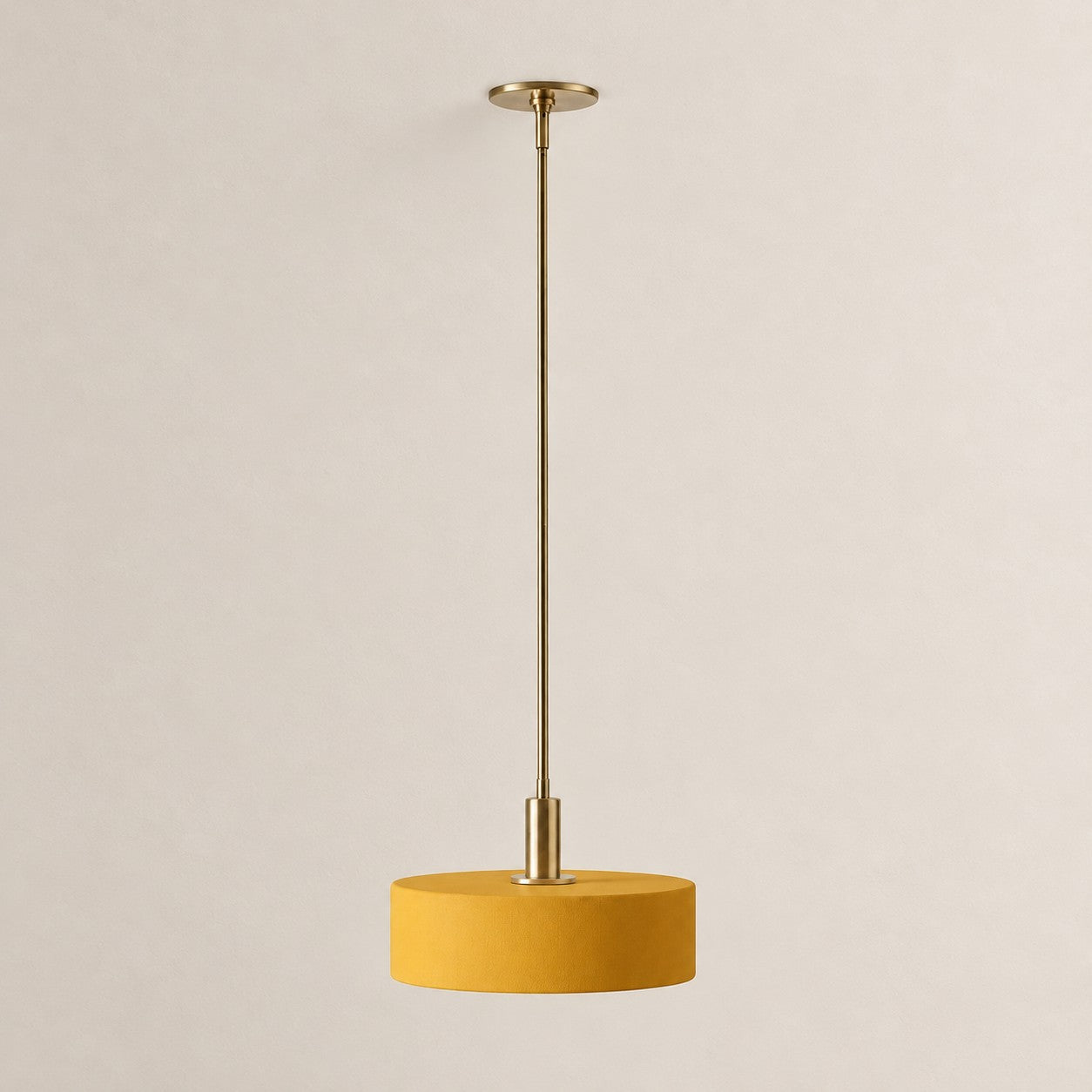 Cerova porcelain pendant, 11 and 14 inch, yellow