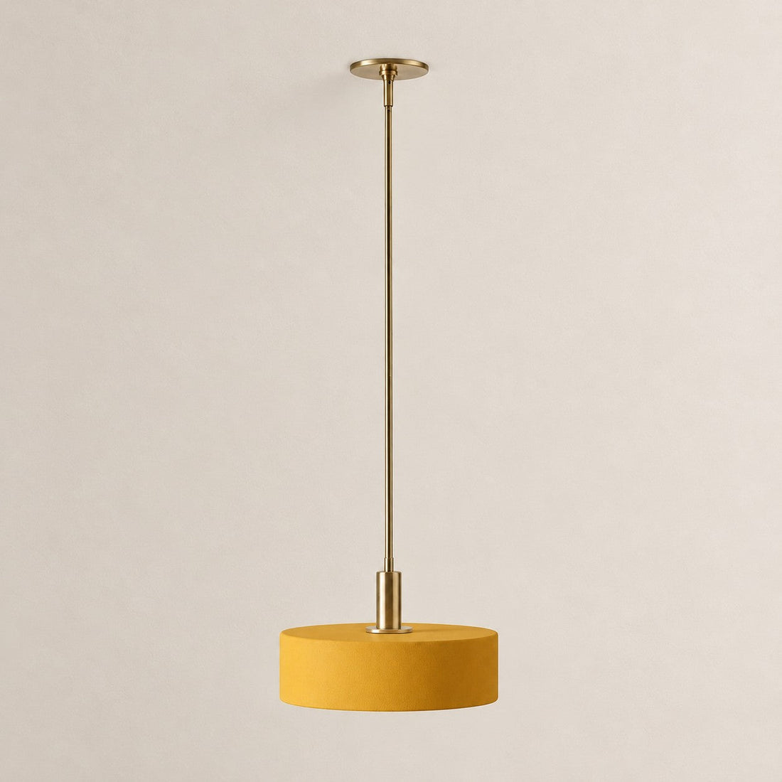 Cerova porcelain pendant, 11 and 14 inch, yellow