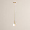 Cerova porcelain pendant, 5 inch, white