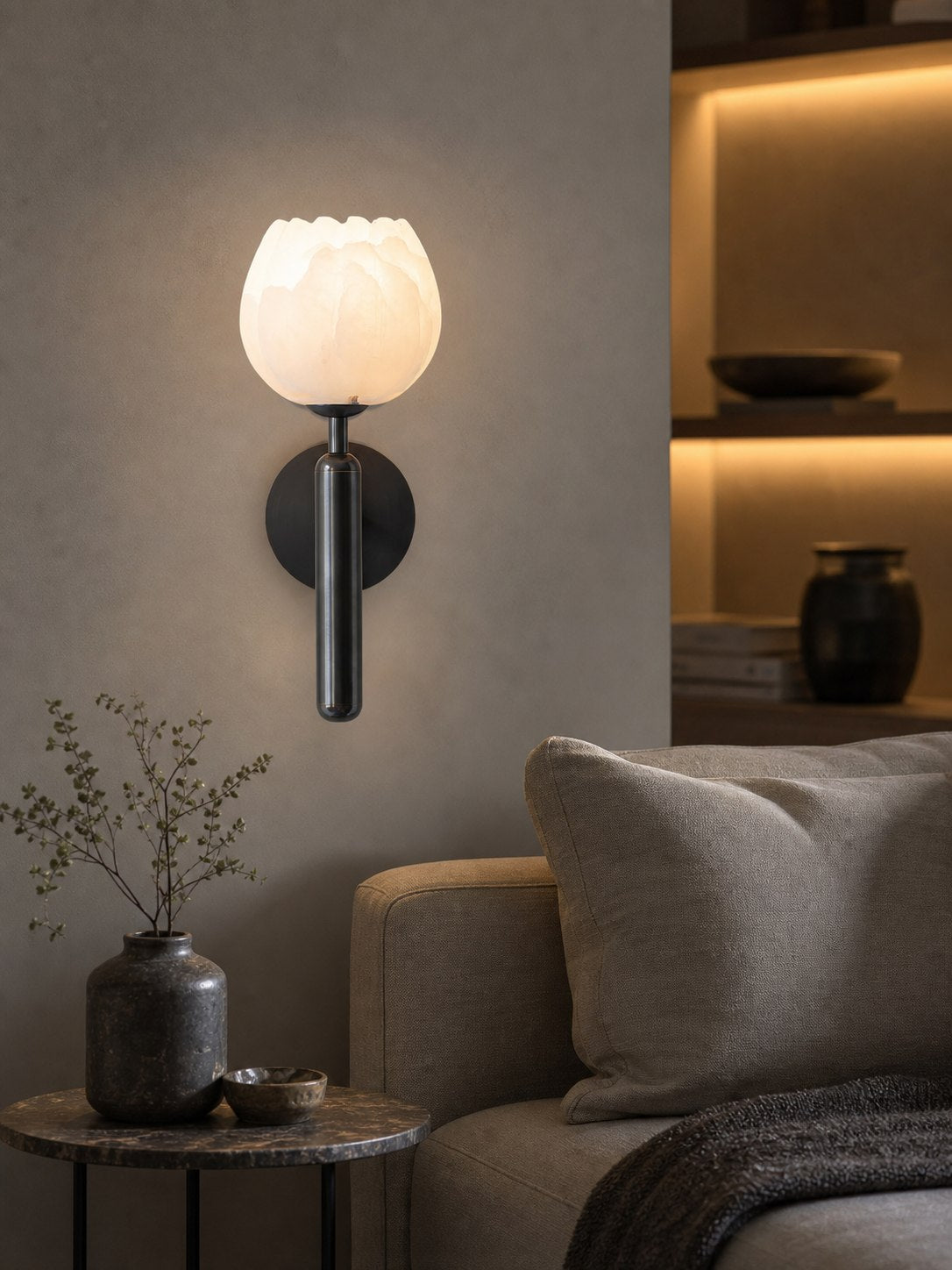 Mian Alabaster Wall Lamp