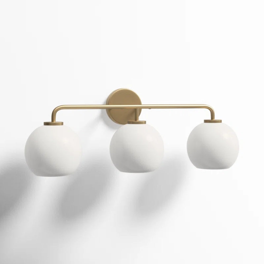 Bubble 3 Light Vanity Light - Glass Globe Shades Bathroom Wall Light