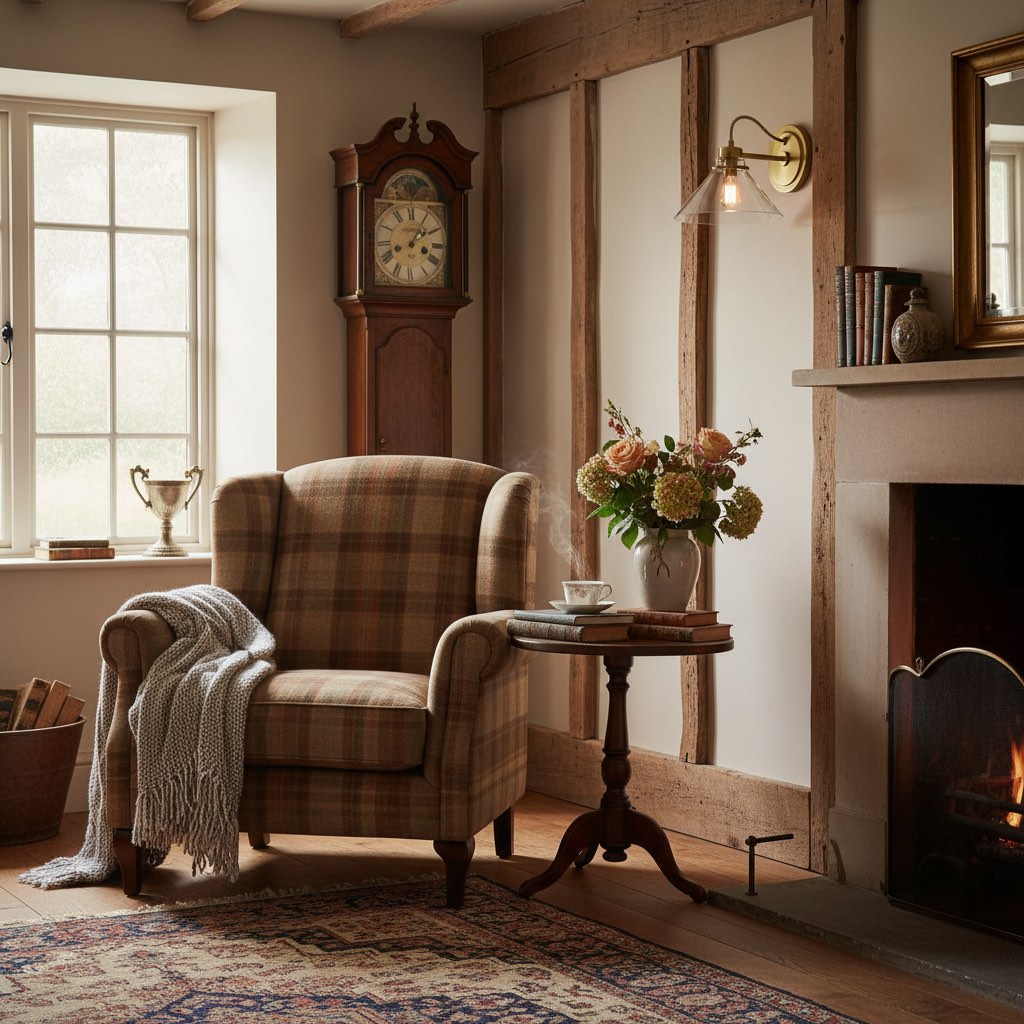 Aurenza Sconce – Farmhouse Wall Light with Metal Accents for Cozy Spaces