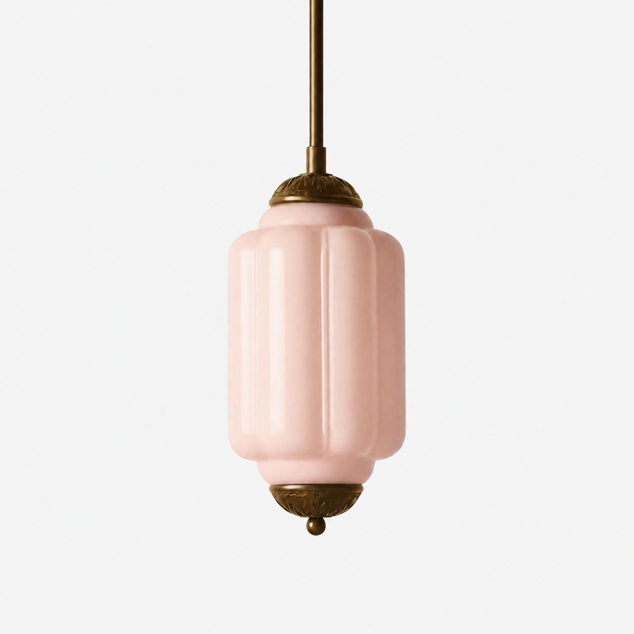 Eloise Vintage Glass Chandelier - Milk Glass Home Accent