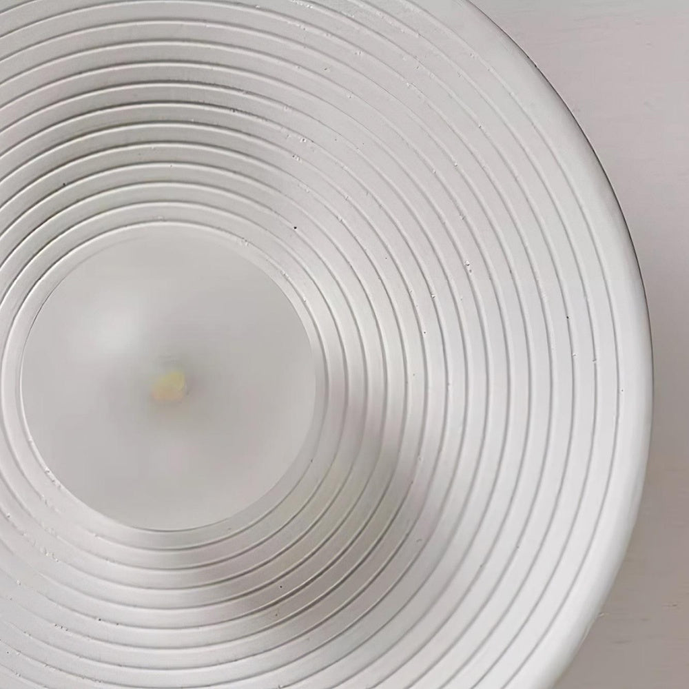 Ovalune Organic Textured Ceiling Light Sculptural Design Flush Mount - Modern Style for Living Room