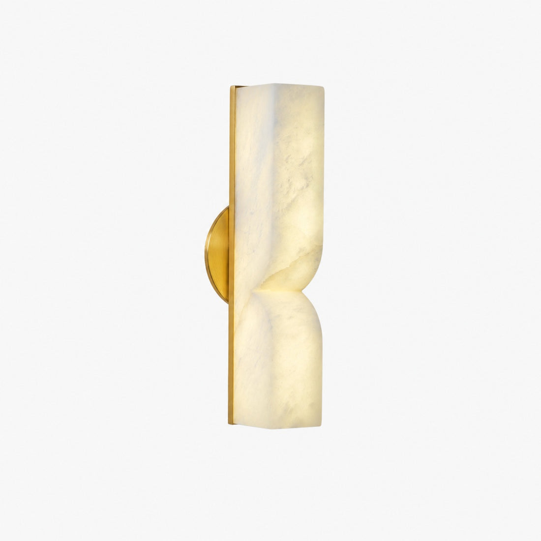 Modern Rectangular Alabaster Wall Lamp – Minimalist Sconce for Bedroom Hallway Living Room