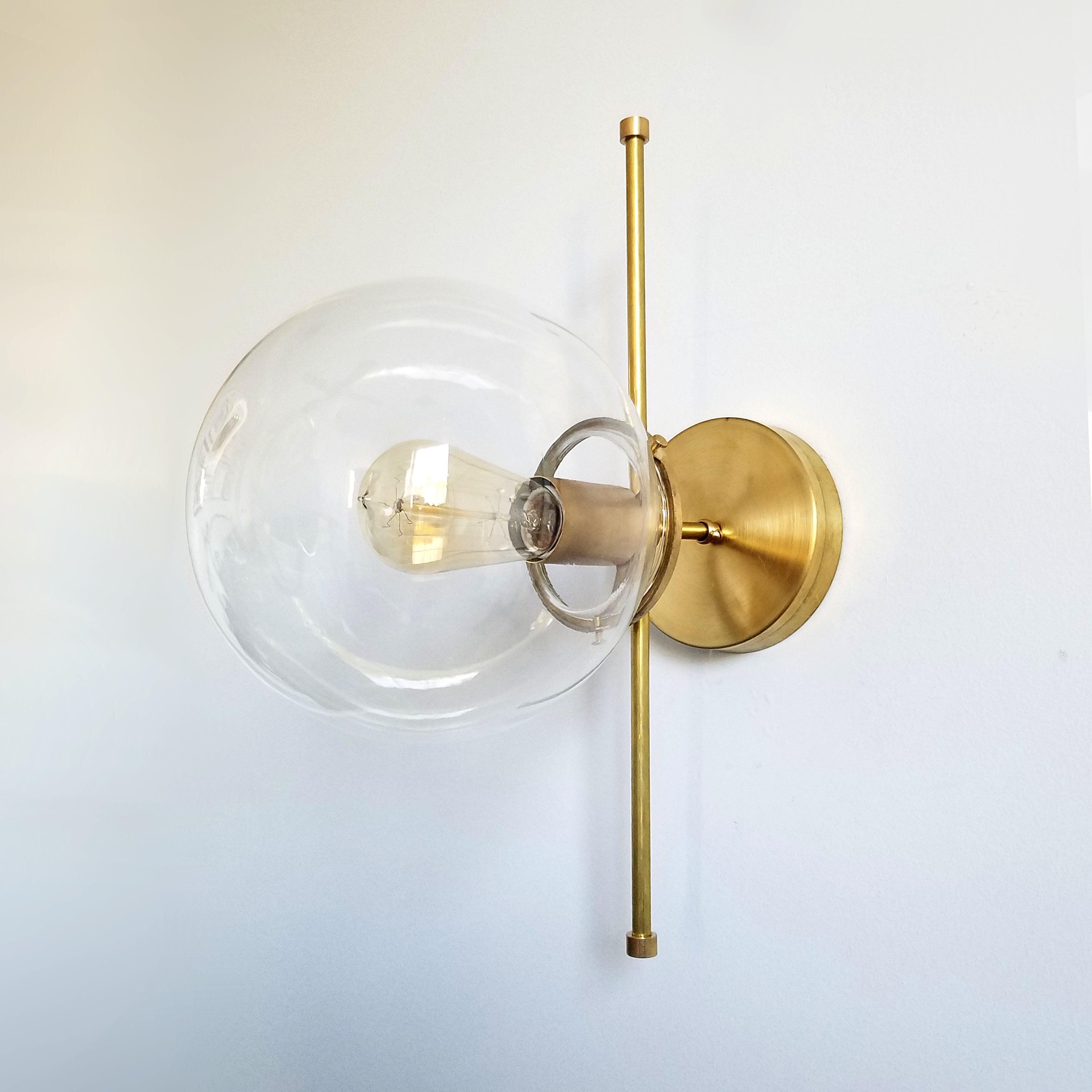 Minimal Wall Sconce Lighting - Globe Flushmount