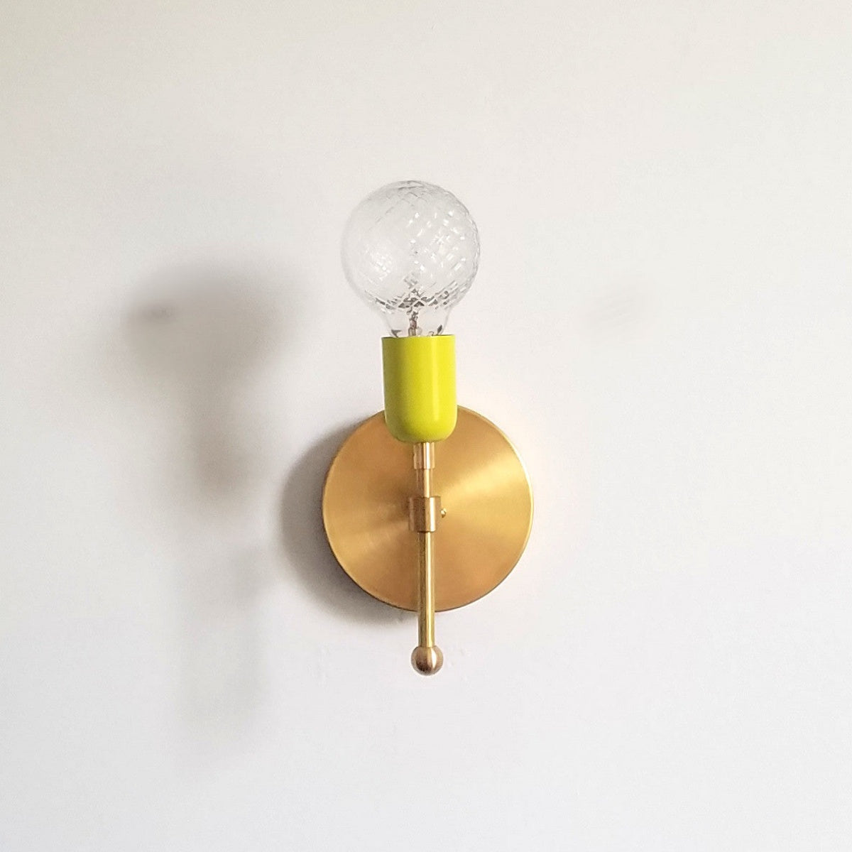 Boho Accent Brass Fixture Wall Sconce