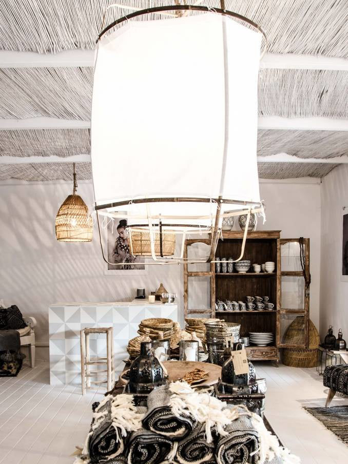 Straight Hollow Tulle Pendant Lighting