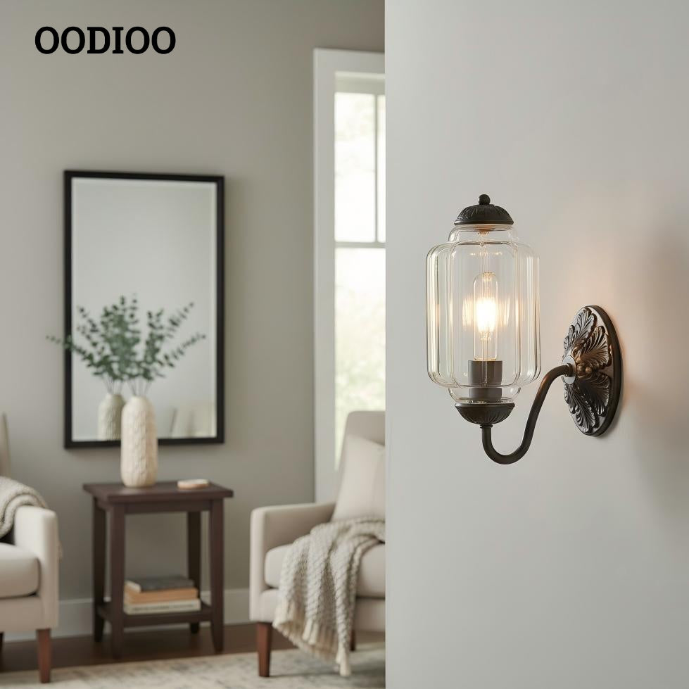 Vintage Milk Glass Sconce - Bedside Cream Eloise Wall Sconce