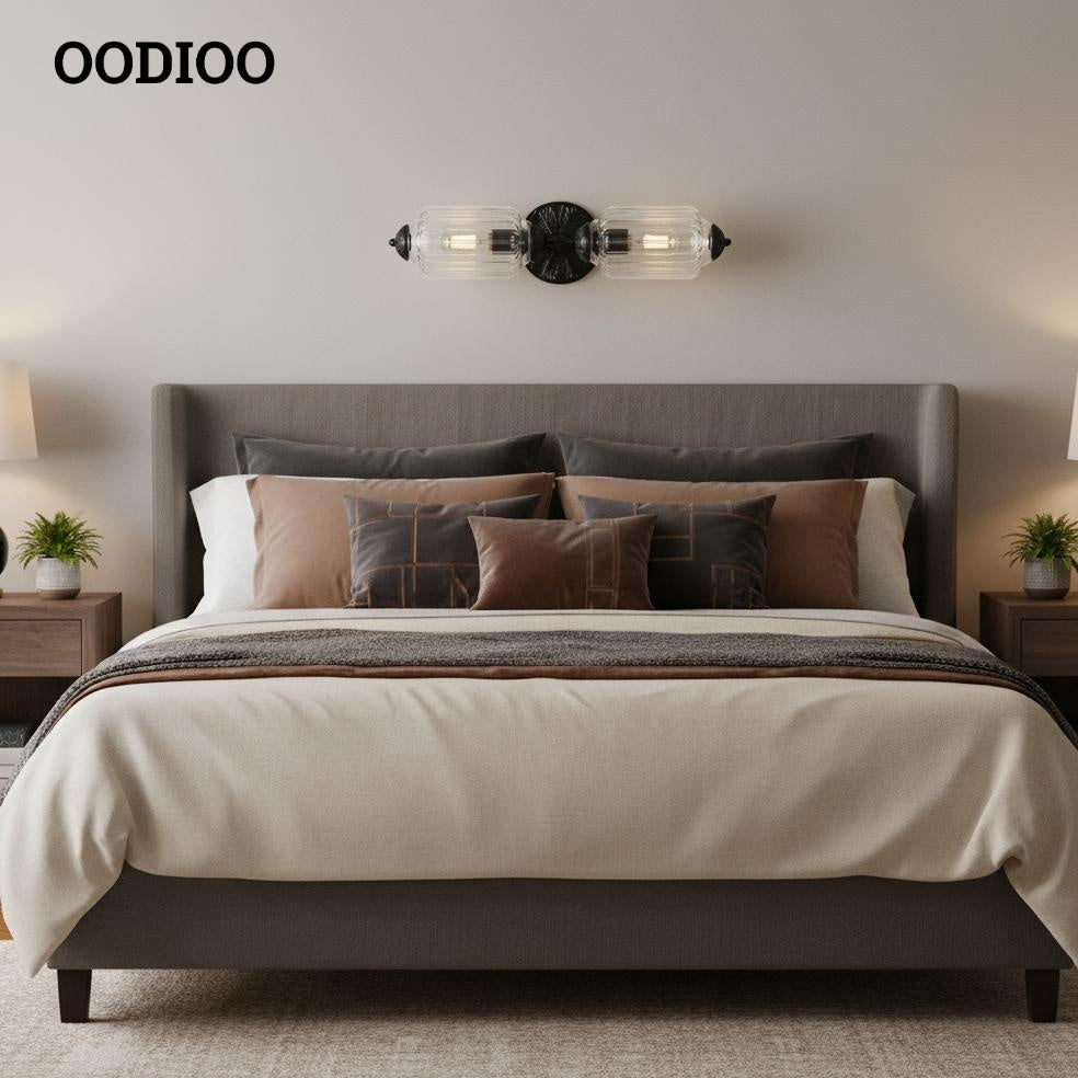 Eloise Pumkin Glass Vanity Sconce