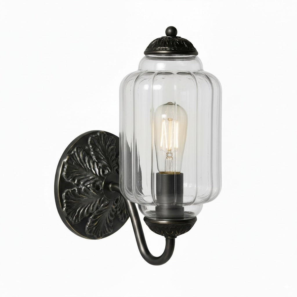 Vintage Milk Glass Sconce - Bedside Cream Eloise Wall Sconce