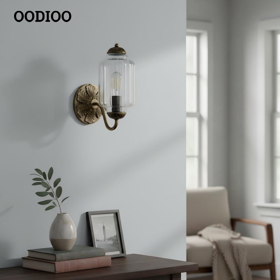 Vintage Milk Glass Sconce - Bedside Cream Eloise Wall Sconce