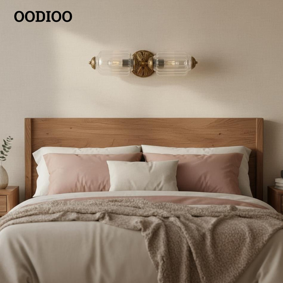 Eloise Pumkin Glass Vanity Sconce