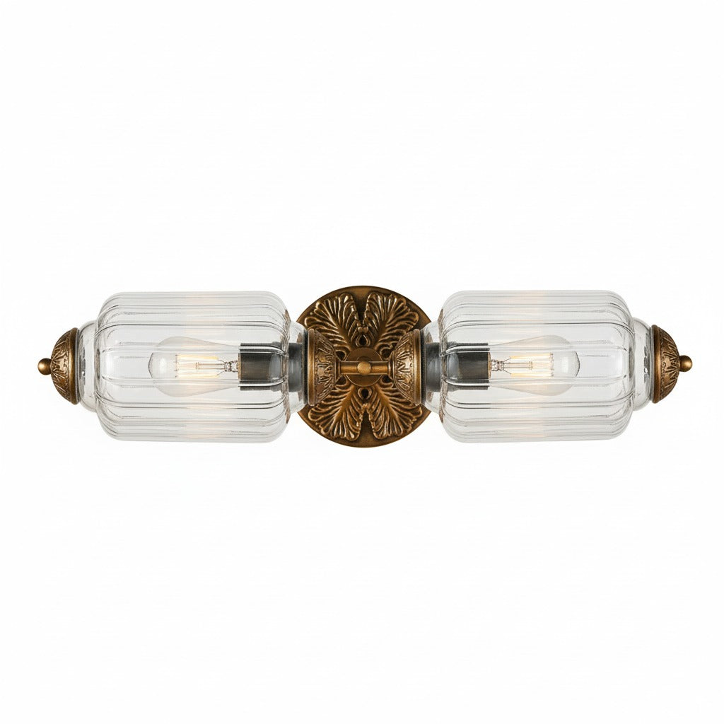 Eloise Pumkin Glass Vanity Sconce