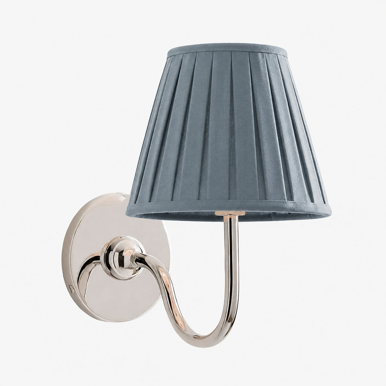 Luvora Vintage Pleated Shade Wall Lamp - Modern Brass Linen Wall Lighting