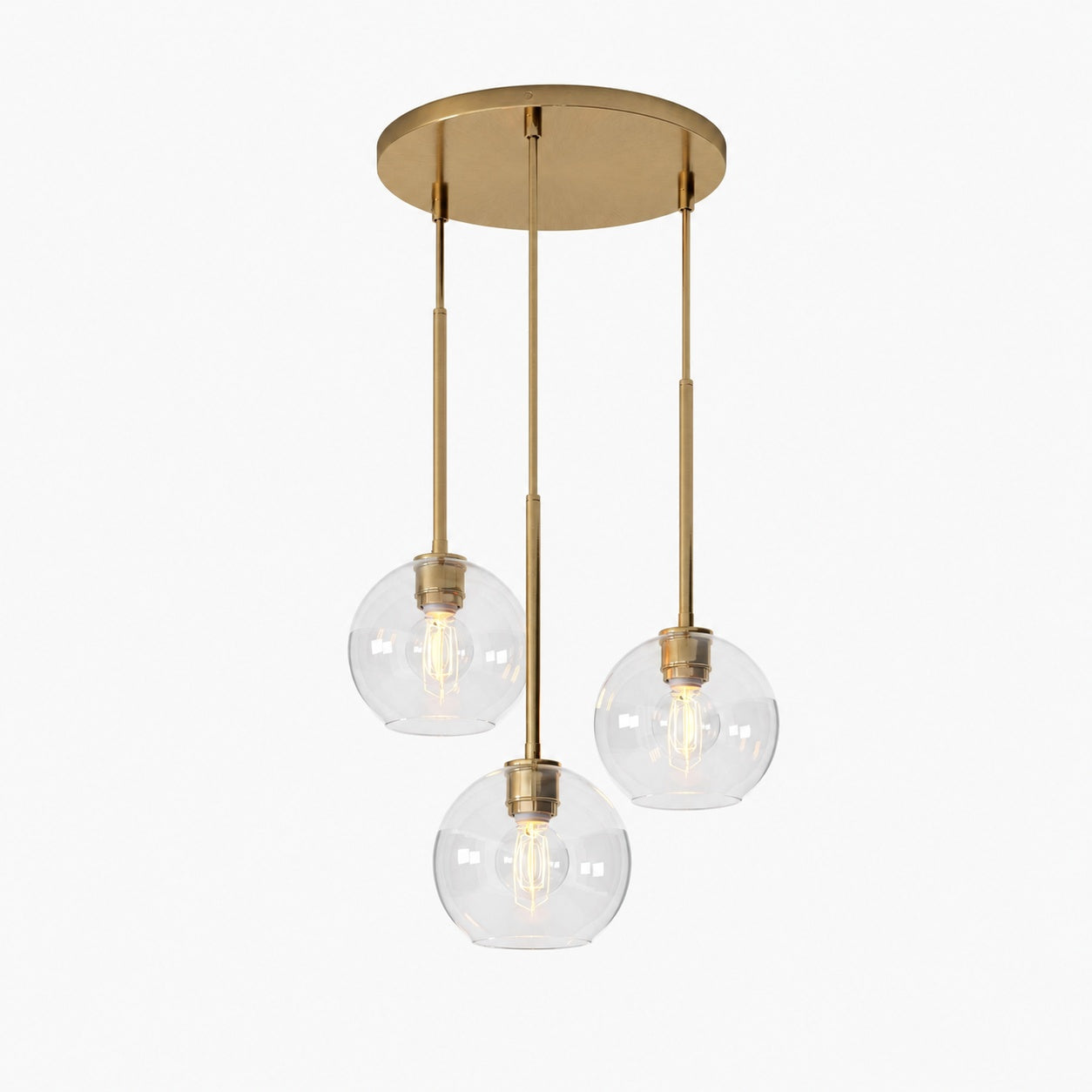 Selvion Minimalist Crystal Chandelier - Handcrafted Glass Sculptural Lighting Fixture