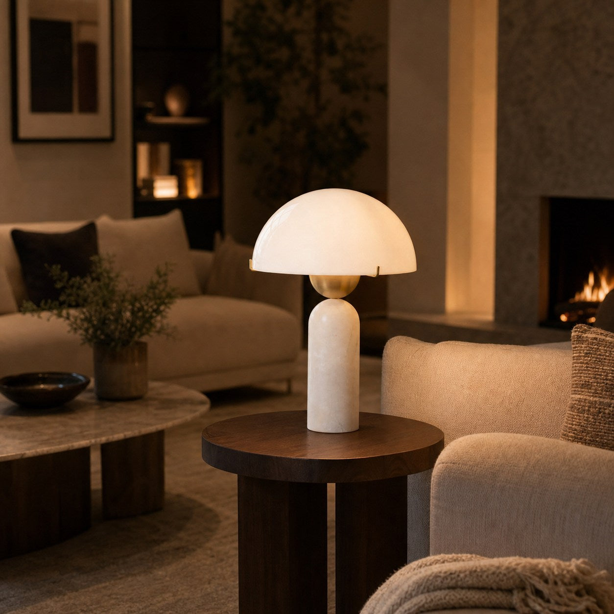 Peono Alabaster Table Lamp