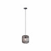 Yumeko Adjustable Bamboo Pendant Lamp - Natural Cage Ceiling Light Perfect for Living & Dining Rooms