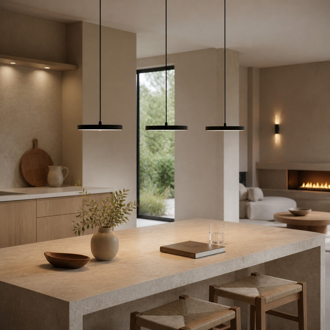 Feranox Pendant Light Disc Design Pendant – Modern Style for Dining Room