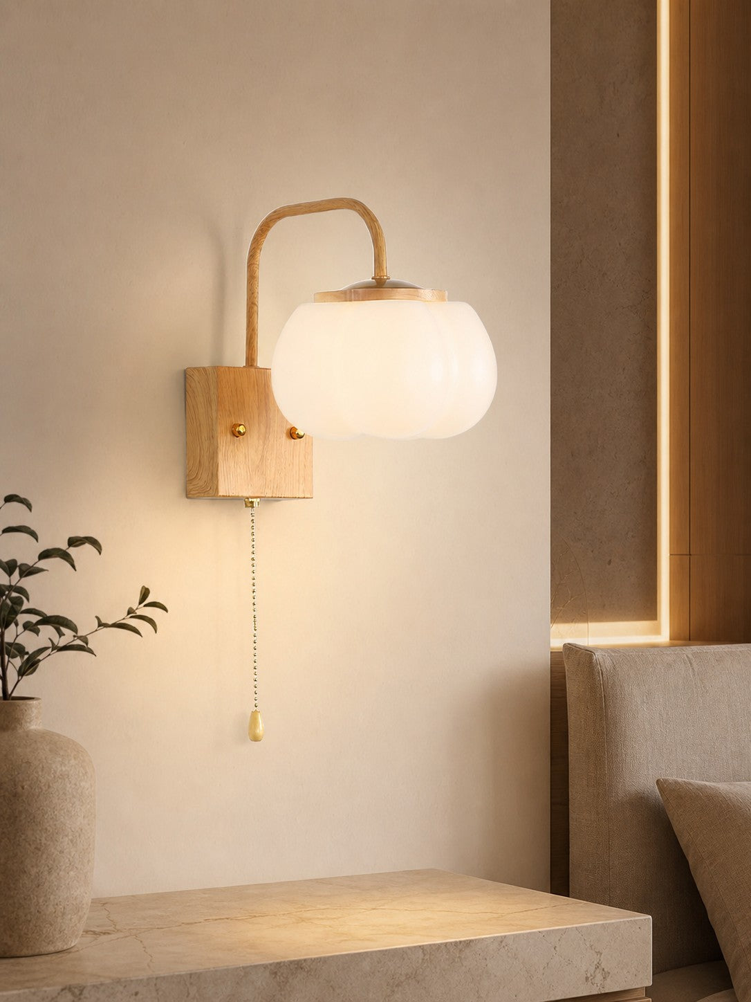 Kapok Flower Wall Lamp