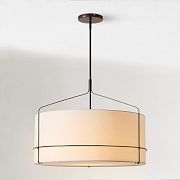 Horelia Pendant - Industrial Ceiling Light with Dark Bronze Metal