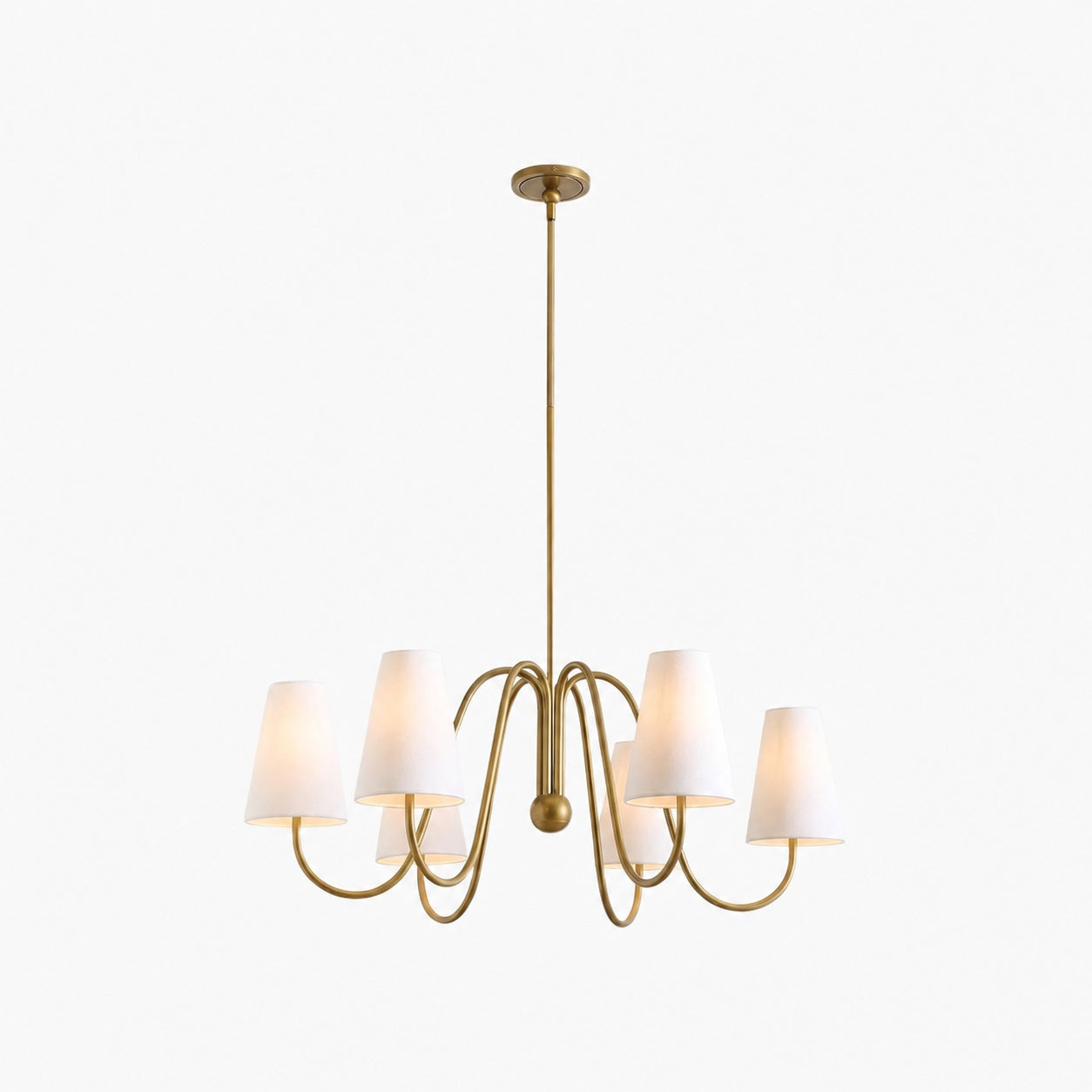 Serena Vintage Metal Chandelier - Multi-Arm Chandelier for Home Interior