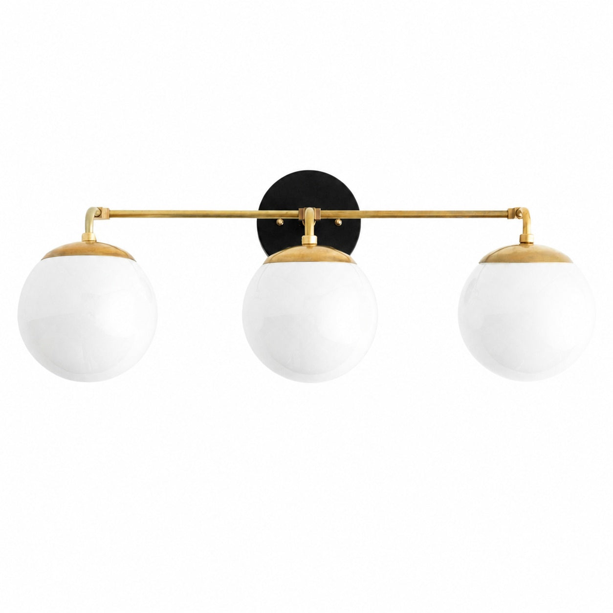 Glorica Glass Wall Sconce - Modern Vintage Vanity Light Fixture