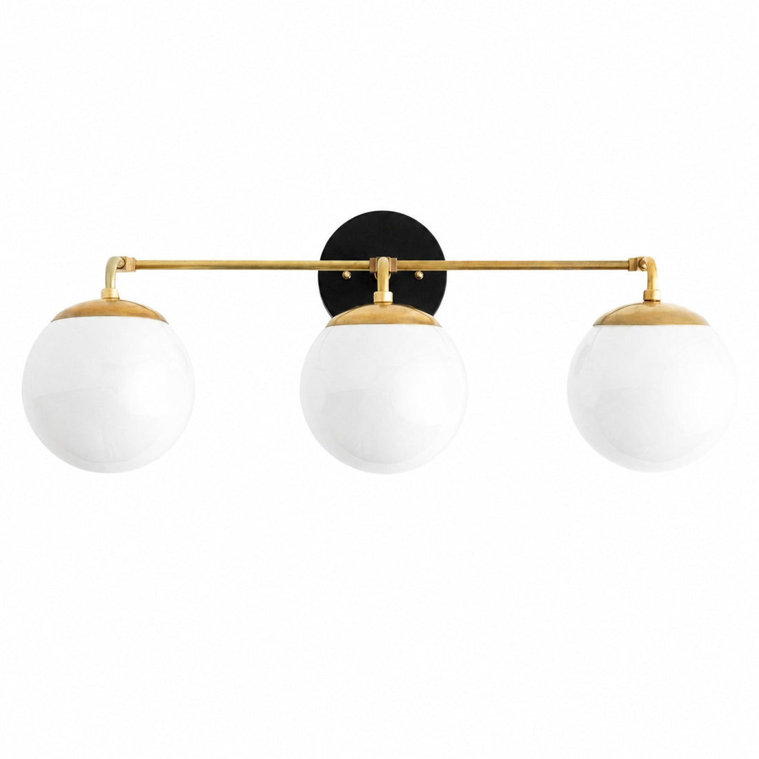 Glorica Glass Wall Sconce - Modern Vintage Vanity Light Fixture