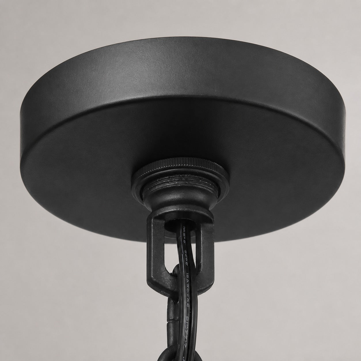 Oryven Modern Rustic Pendant Lighting - Drum Shade Hanging Lamp - Versatile Industrial Style for Home U07