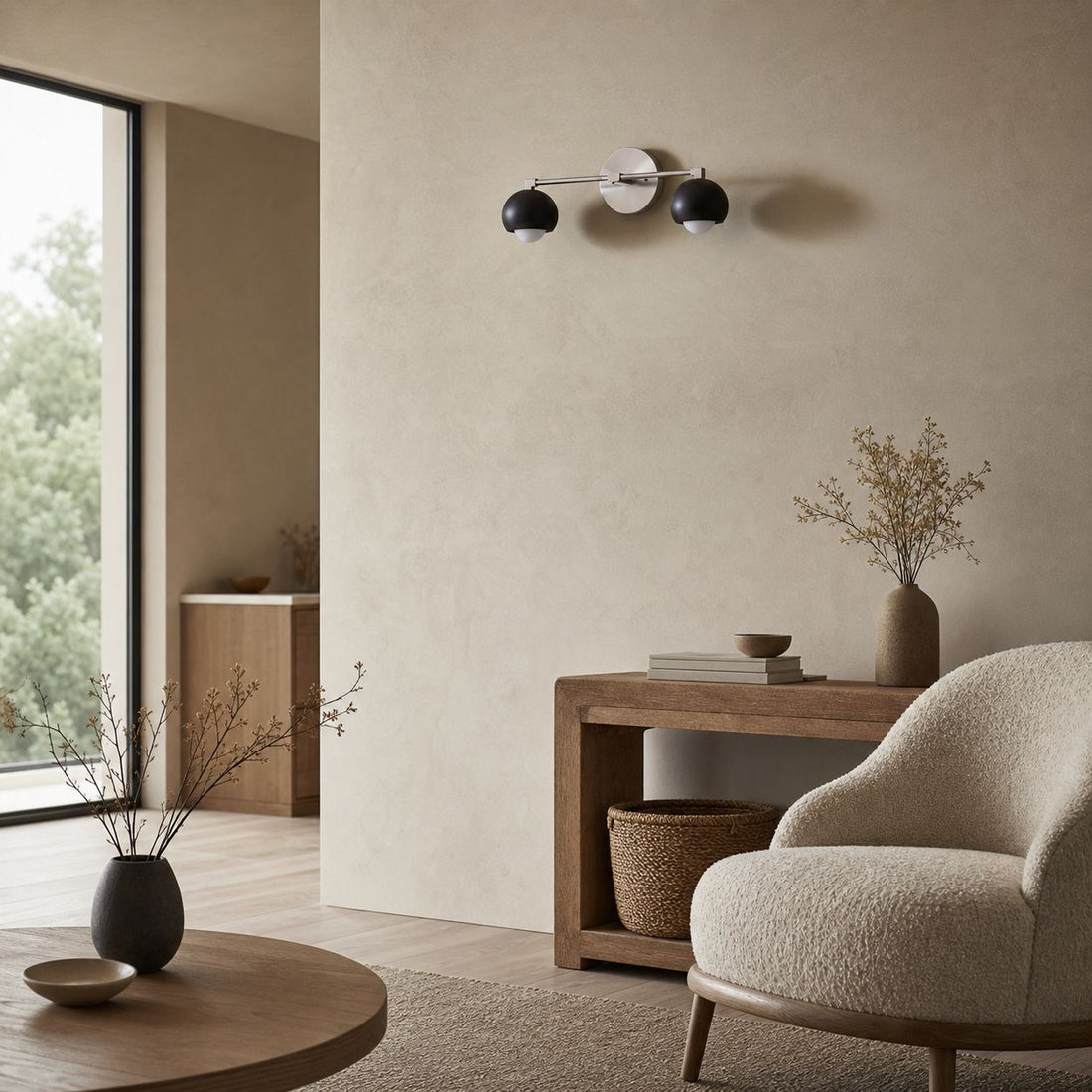 Metio Dome Decorative Vanity Light - Classic Orb Shade Bathroom Wall Lamp