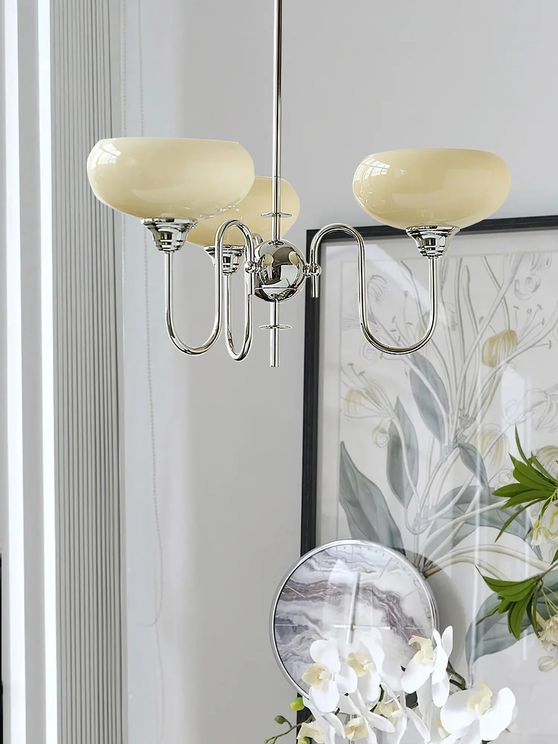 Minimalist Style Persimmon Chandelier