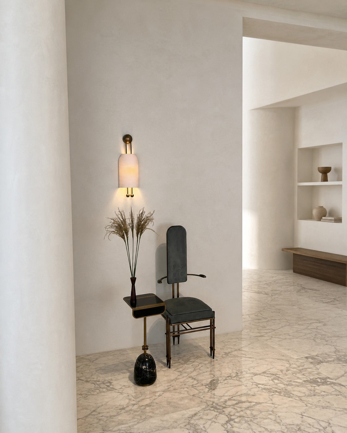 Lantern Glass Sconce