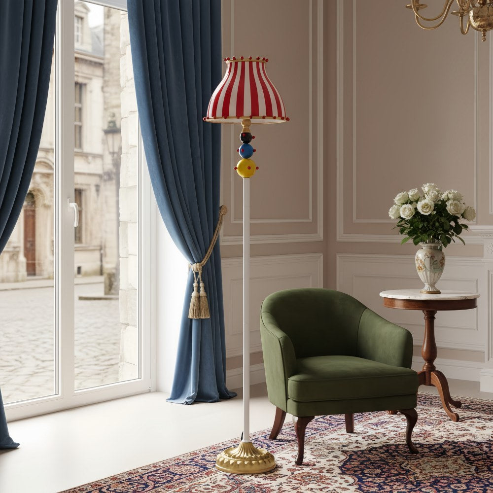 Festilo Circus Sculptural Floor Lamp - Curved Arch Metal Design Floor Fixture for Living Spaces