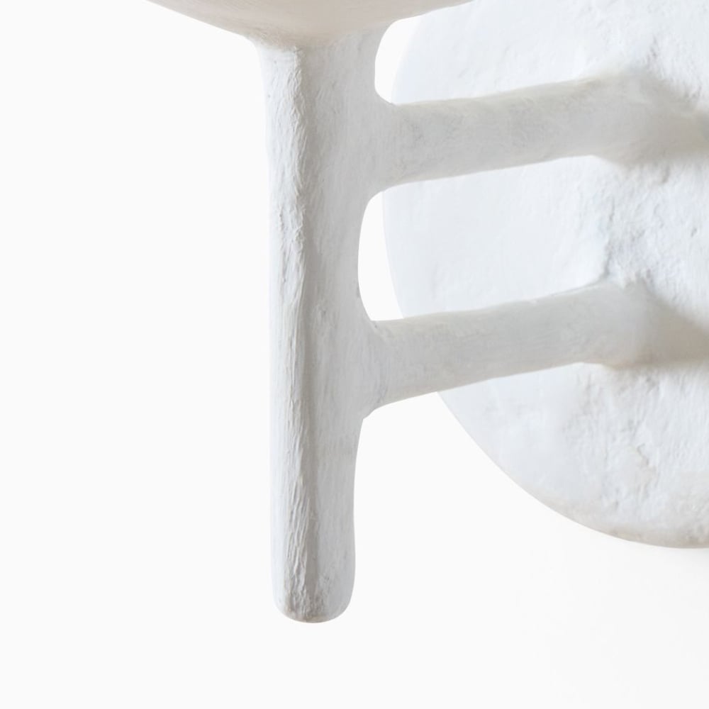 Plara Decorative Wall Lamp – Plaster‑Covered Metal Wall Light Clean Modern Style