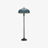 TF Dragonfly Motif Floor Lamp – Vintage Stained-Glass for Living Rooms