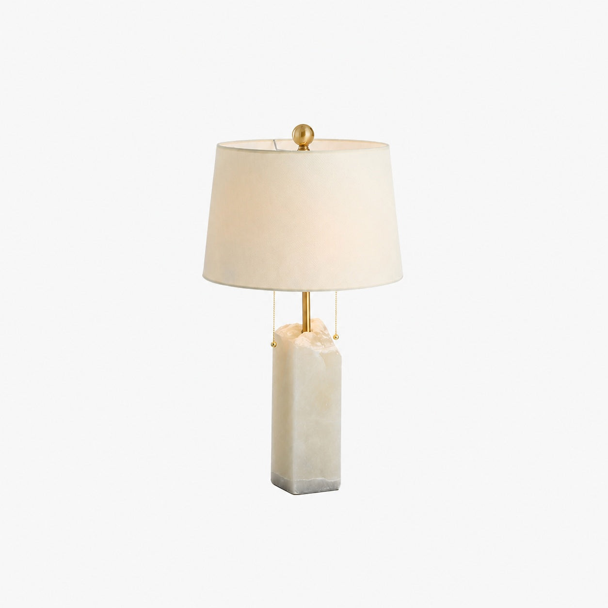 Raw Alabaster Table Lamp
