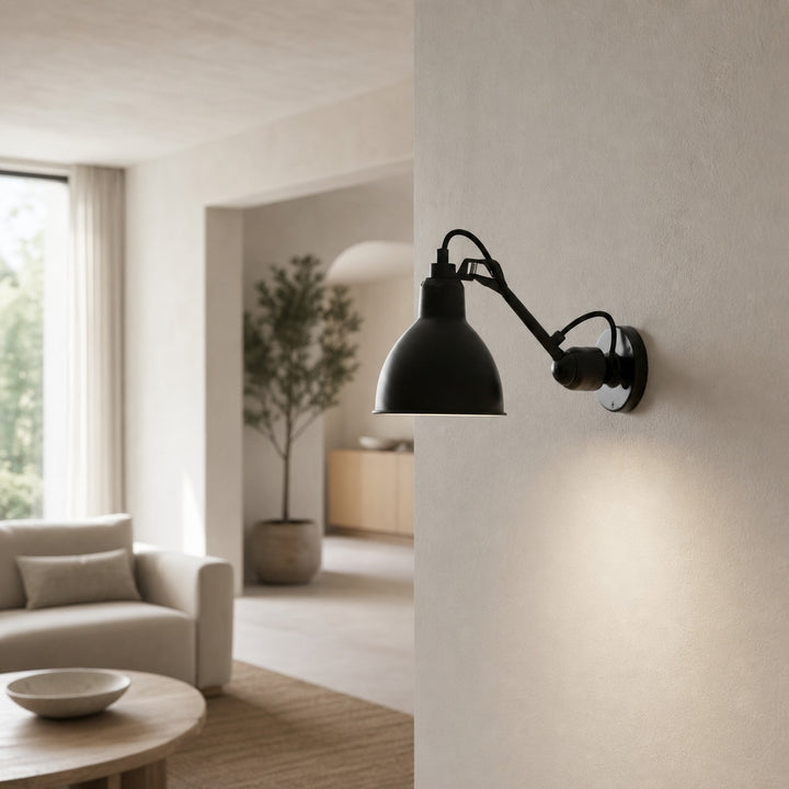 Articula Foldable Swing Arm Wall Light – Functional Wall Lamp with Rotatable Shade for Home N19