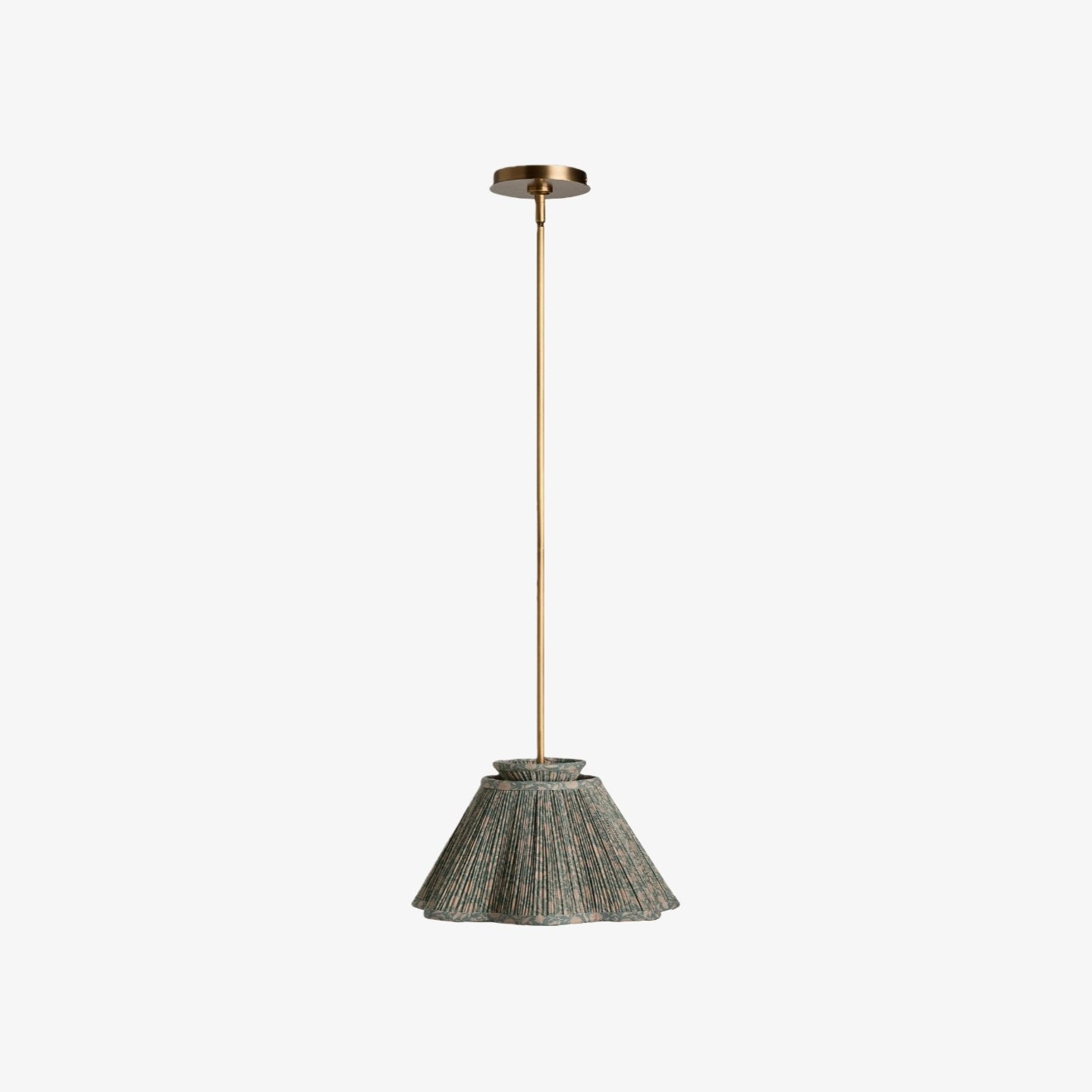 Florevian Modern Linen Pendant Lamp - Art-Inspired Statement Lighting for Dining Space