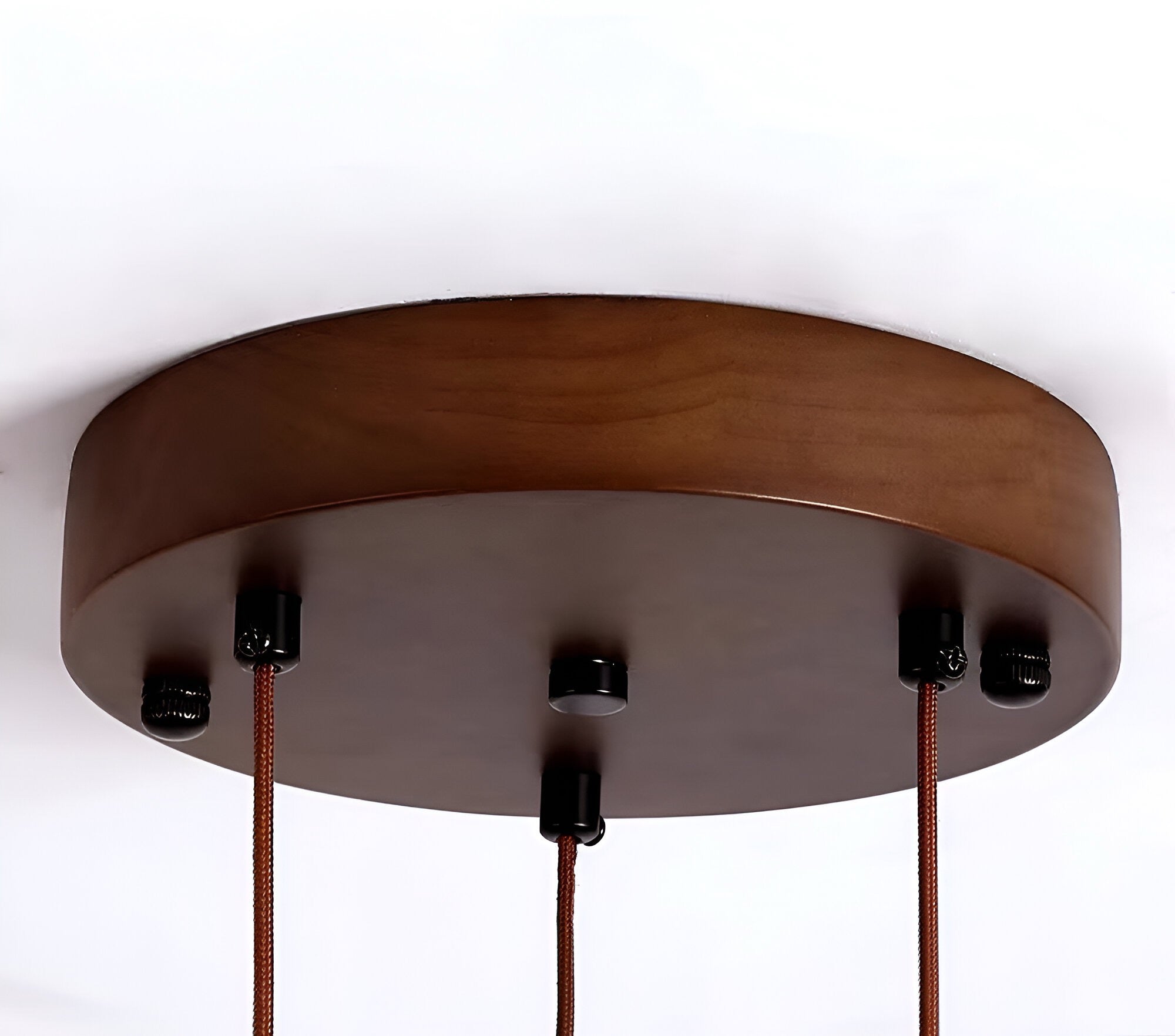 Simple Circular Travertine Pendant Lamp