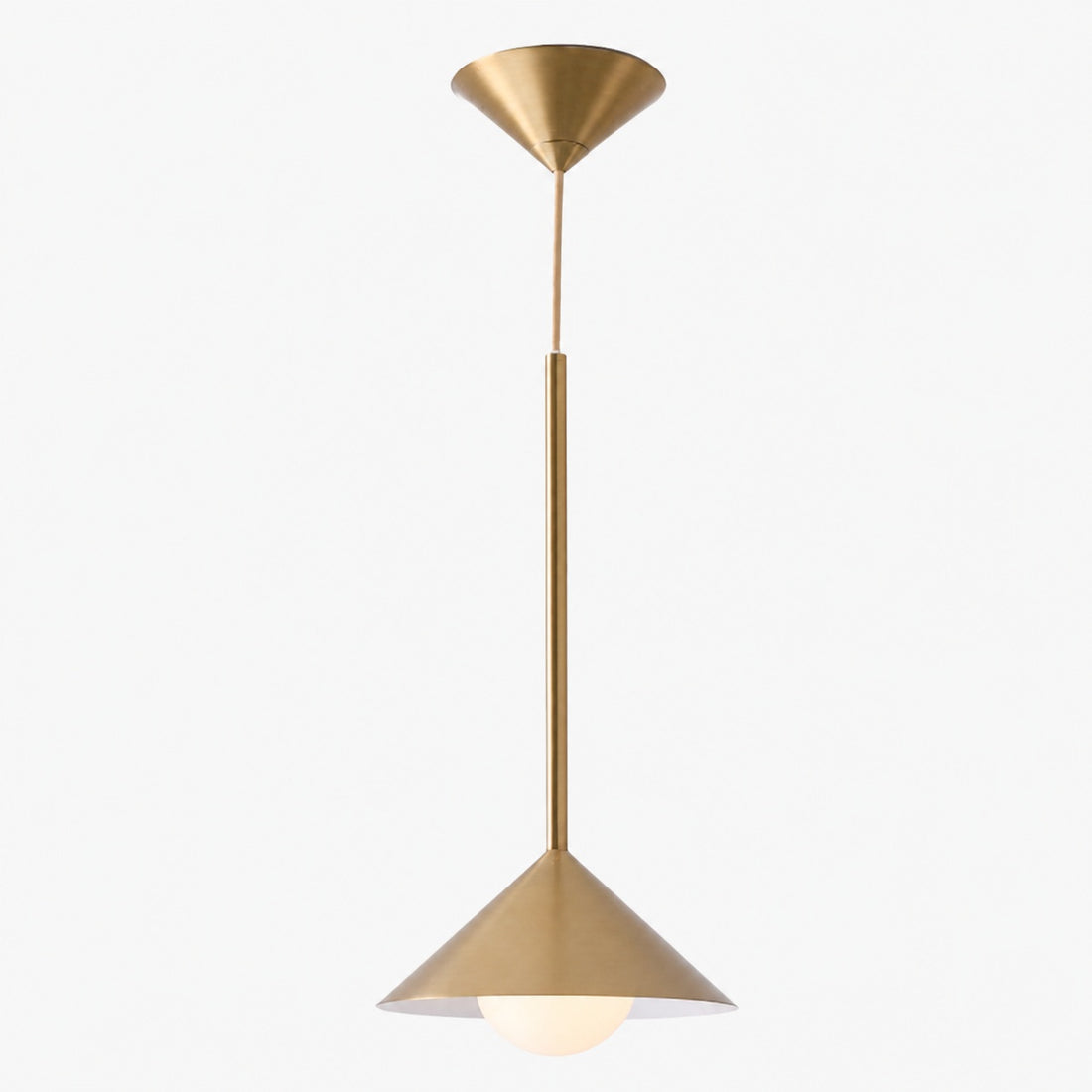 Brivana Adjustable Pendant – Cone Shade Light for Kitchen or Dining