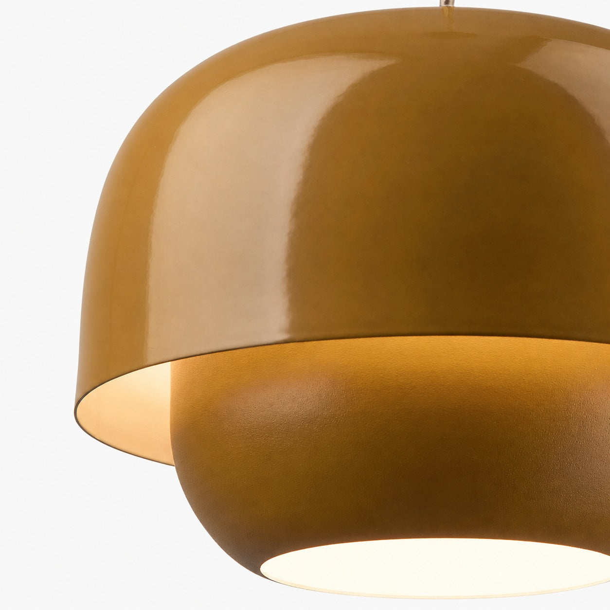 Clinco Retro-Modern Metal Pendant - Dual Shade Dome Light