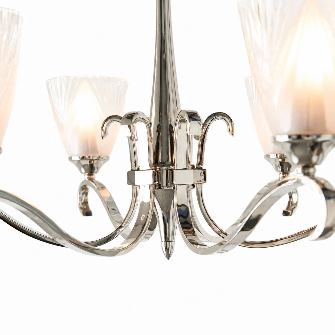 Lunetal Multi-Light Chandelier Crystal Accents Brass Finish - Modern Luxury for Dining Room and Living Room