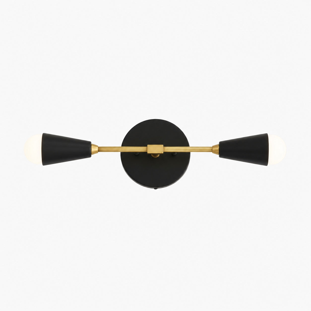 Mobilux Line Minimalist Vanity Light Fixture - Mid Century Bathroom Sconce