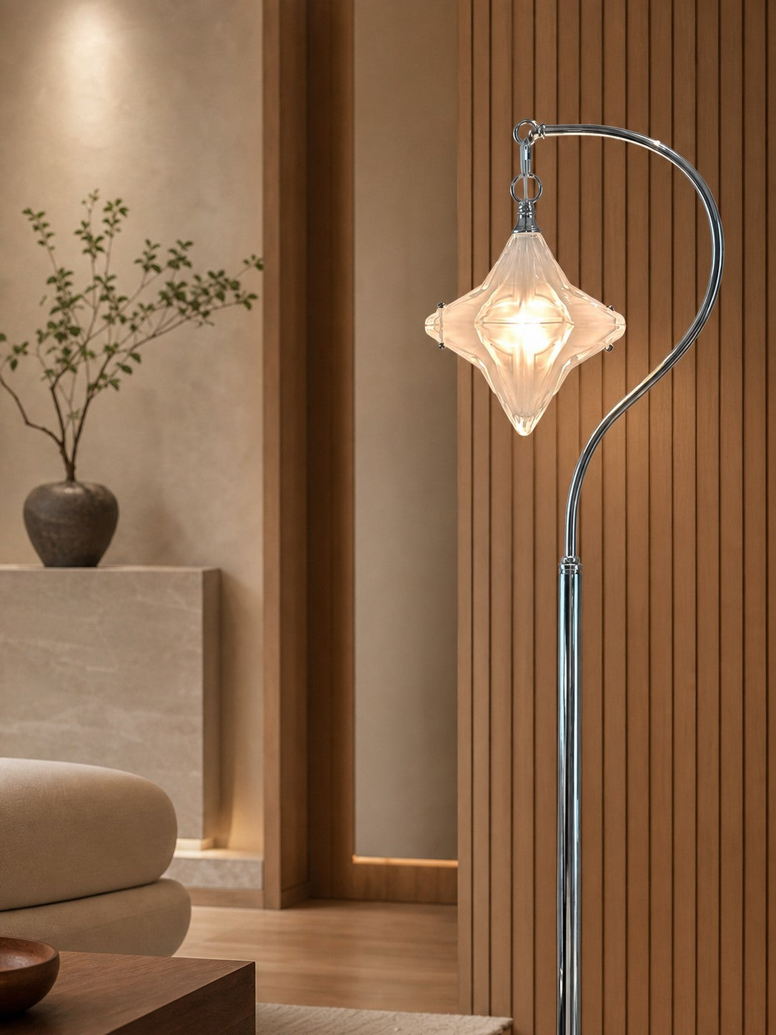 Art Deco Star Floor Lamp – Modern Standing Lamp for Living Spaces –  Astris Orion