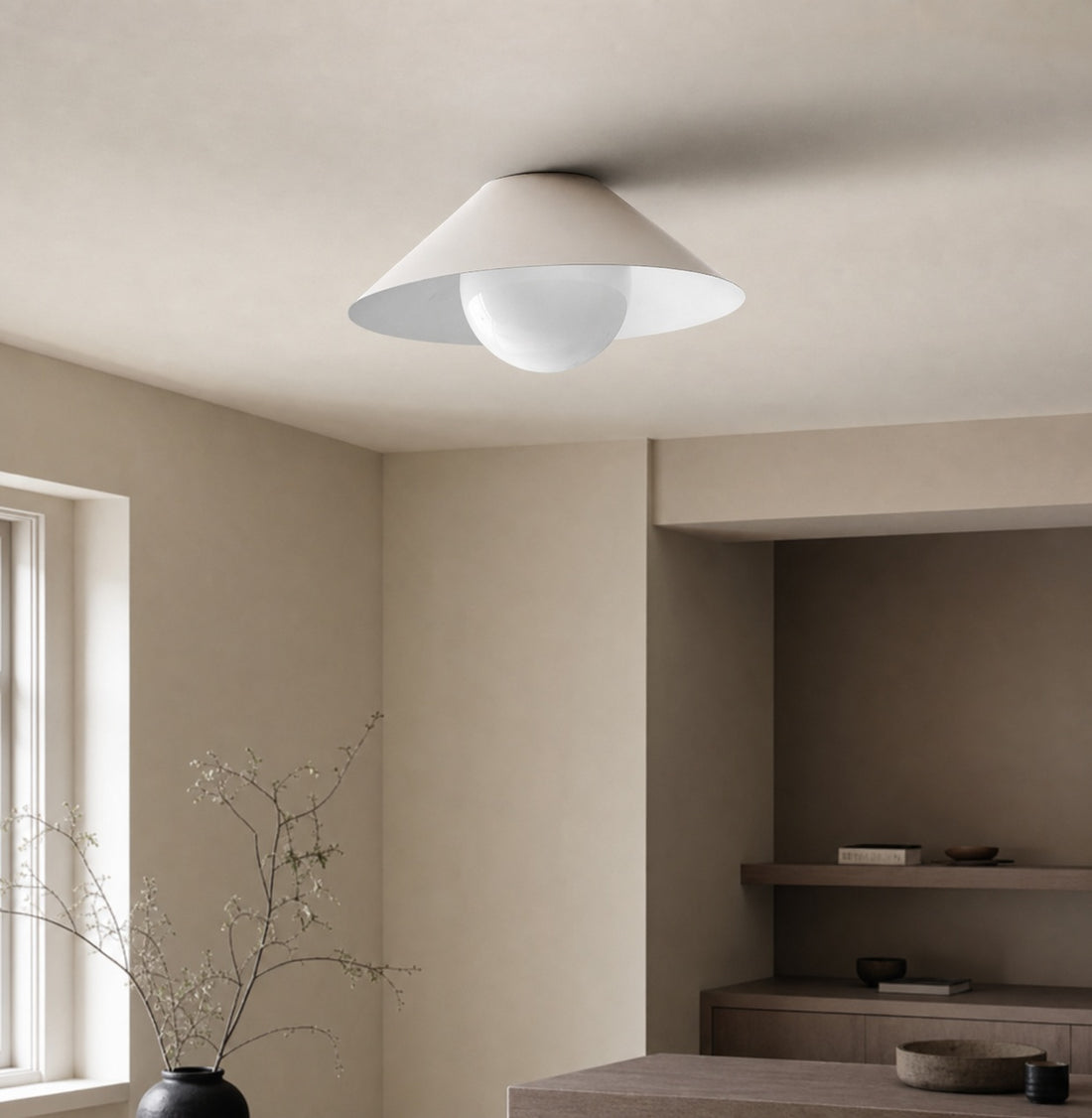 Brivana Semi-Flush Ceiling Light - Modern Home Lighting